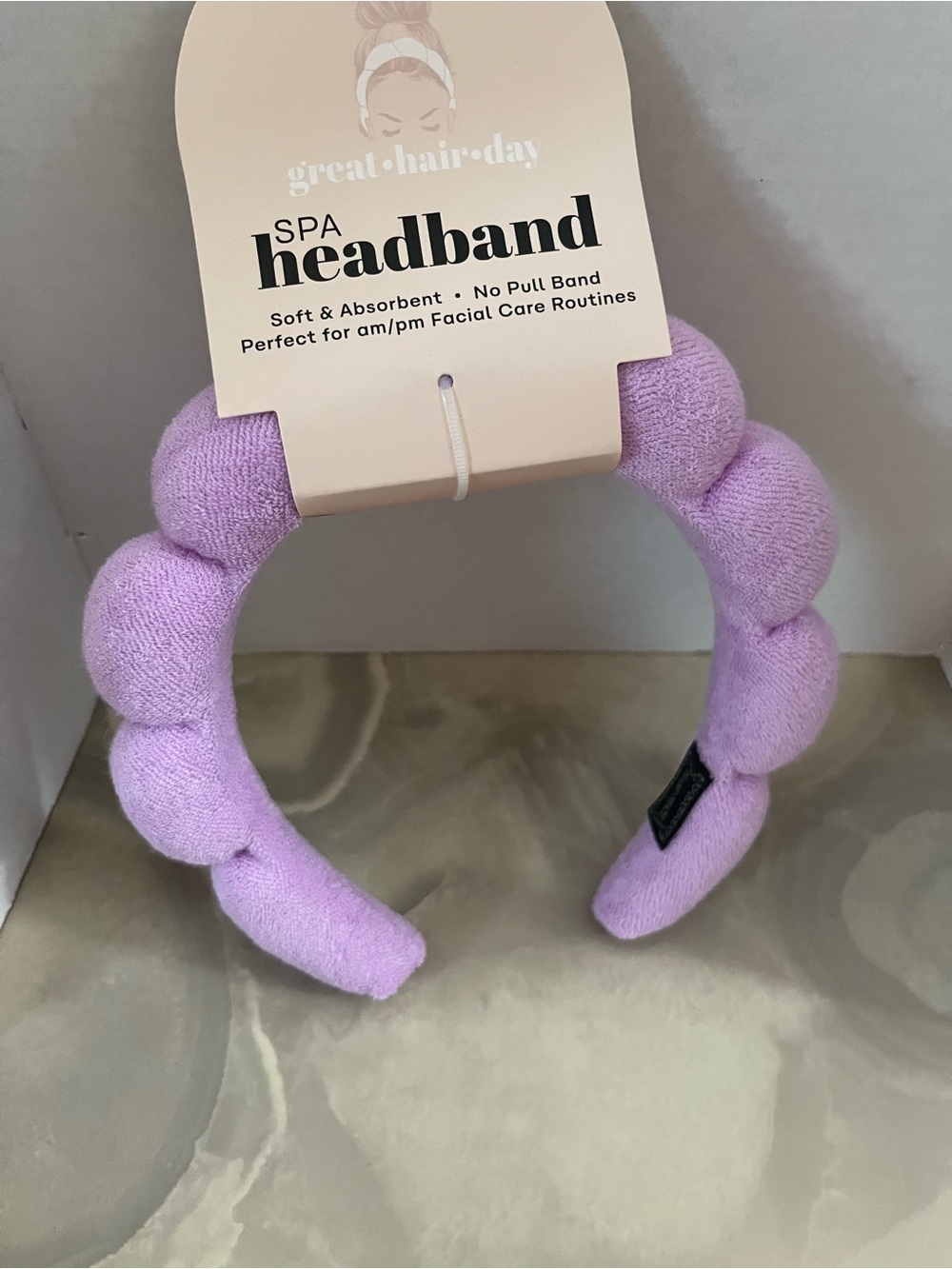 Lilac Spa Headband - Soft No-Pull Hair Accessory